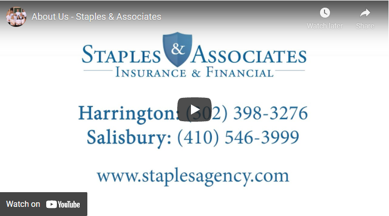 Let Staples & Associates Customize Your Insurance Plan